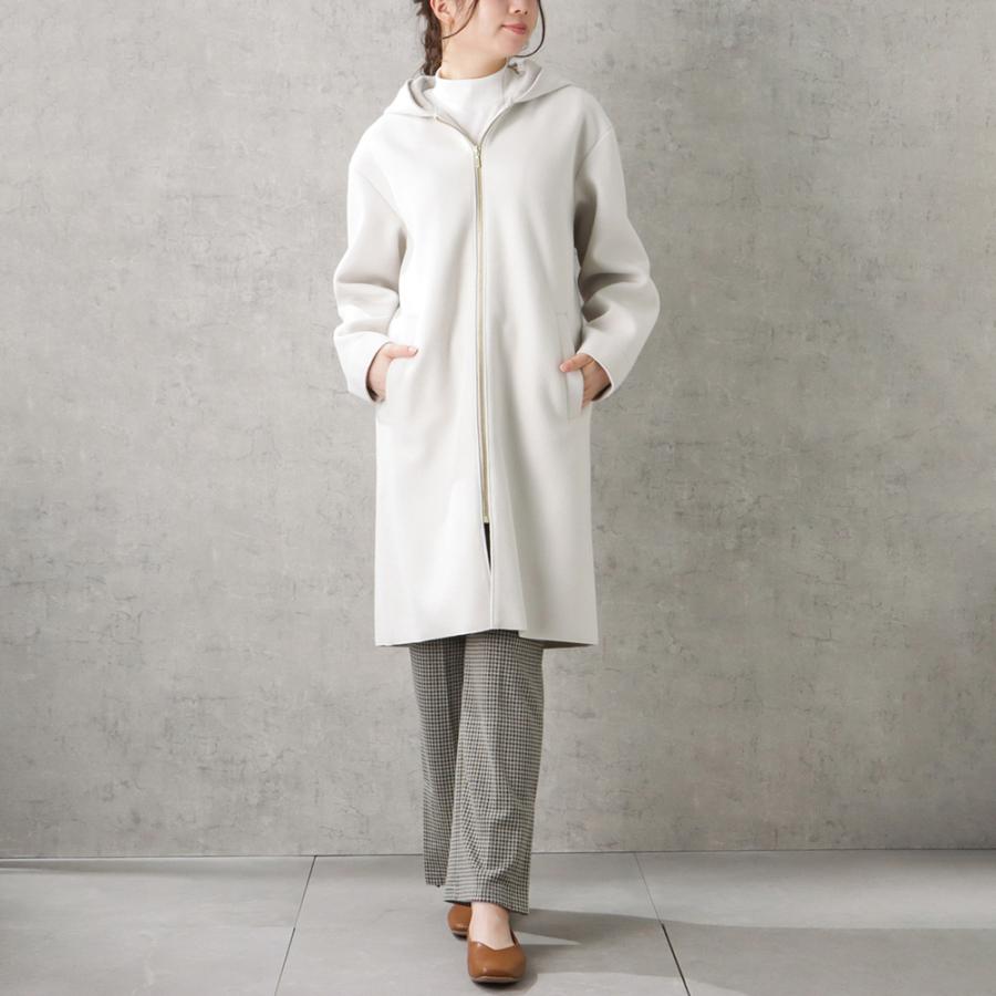 NAVY コート レディース ファスナー ジップアップ 無地 ポケット