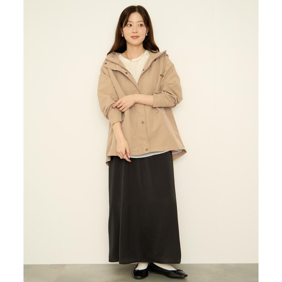 Idnes イドネス マウンテンパーカー レディース アウター フレア