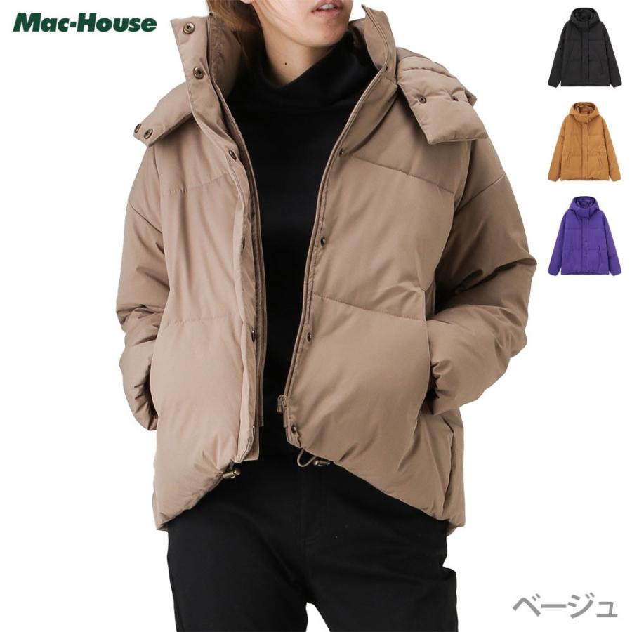 ファイバー ダウンジャケット レディース 中綿ジャケット ロングコート 防寒 アウター 暖かい Mac House マックハウス 通販 Paypayモール