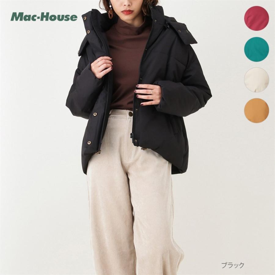 コート アウター ジャケット ショート レディース 撥水 防風 フード Mac House マックハウス 通販 Paypayモール