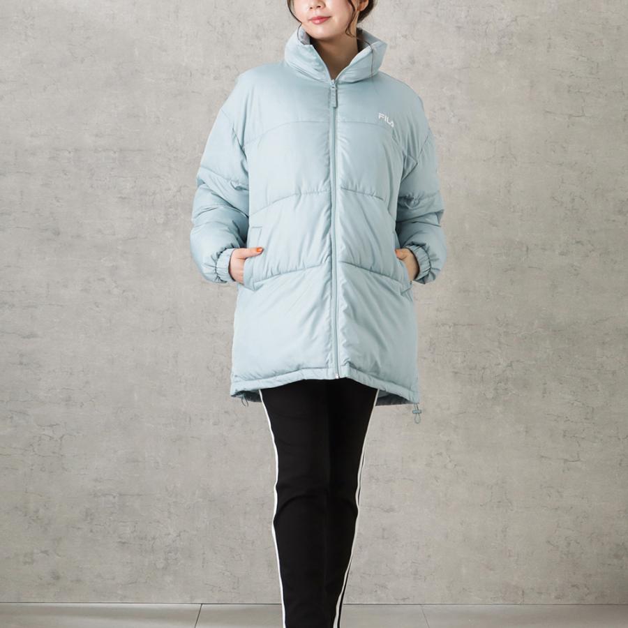 FILA（フィラ） 中綿ジャケット レディース ビッグシルエット スタンド