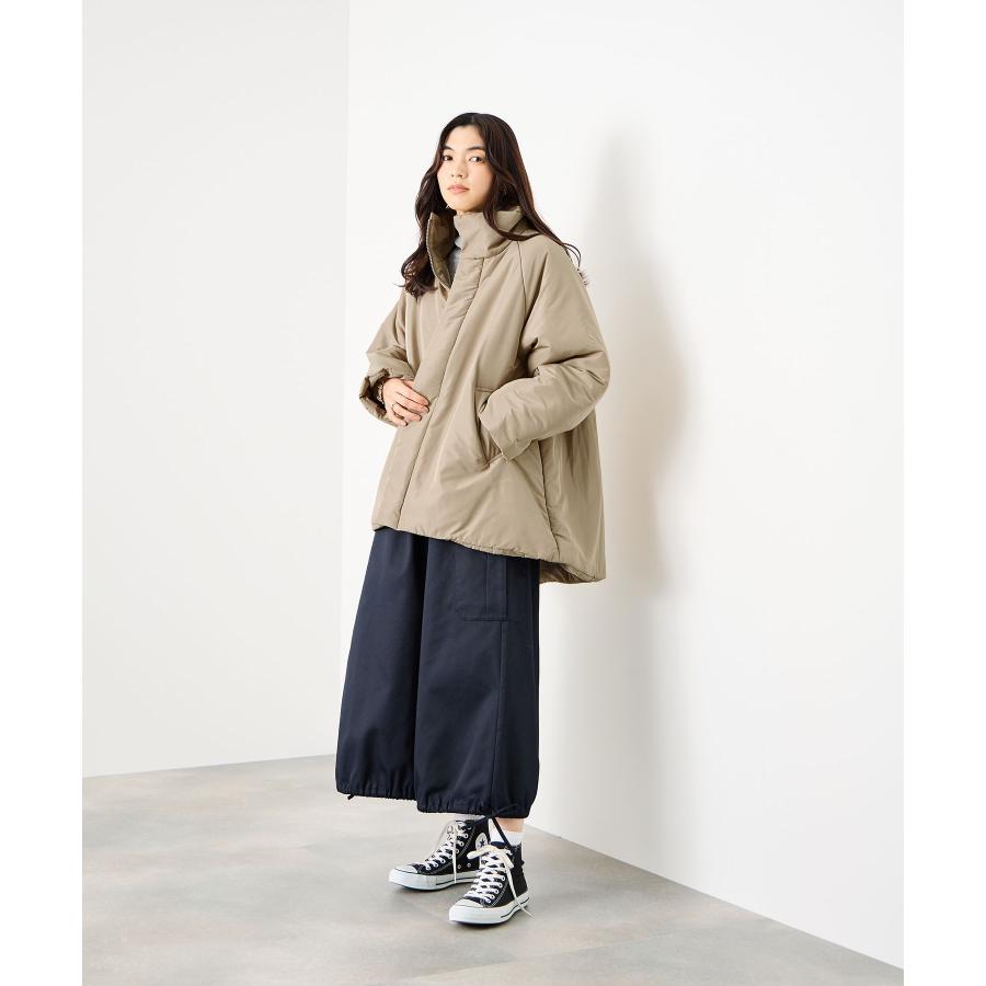 Idnes イドネス 中綿ジャケット レディース アウター あったか ミドル