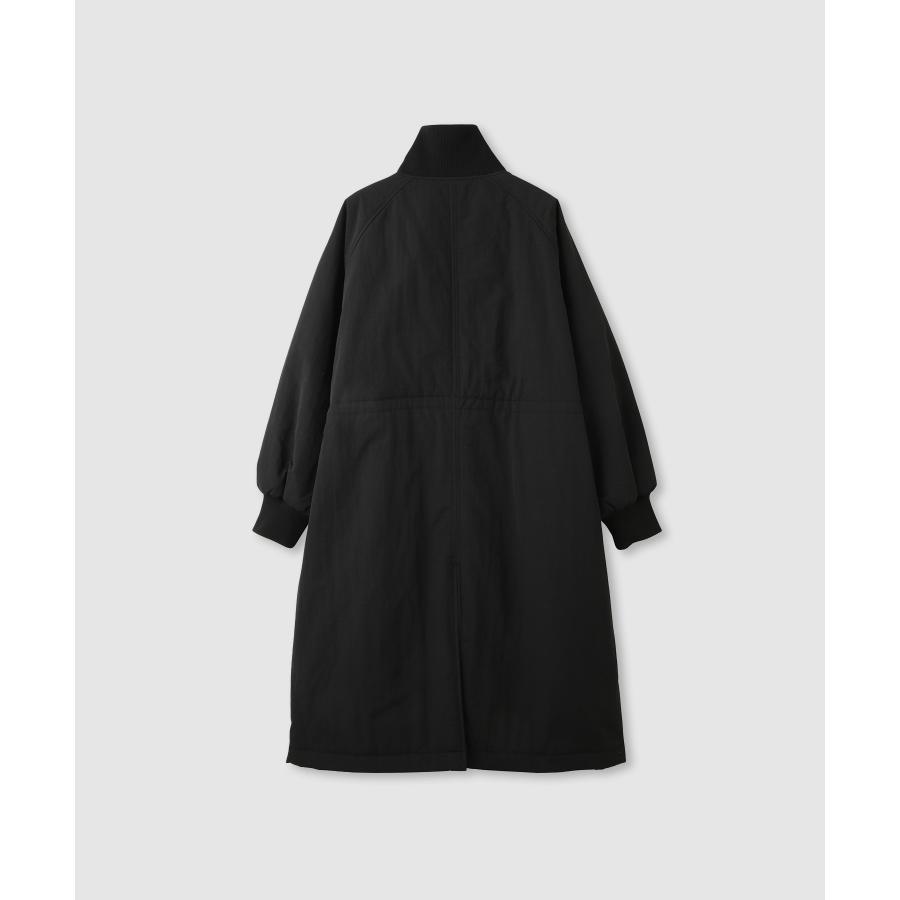 NAVY 中綿コート レディース アウター スタンドカラー ナイロン ロング