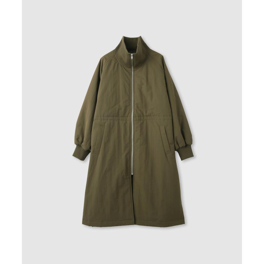 NAVY 中綿コート レディース アウター スタンドカラー ナイロン ロング