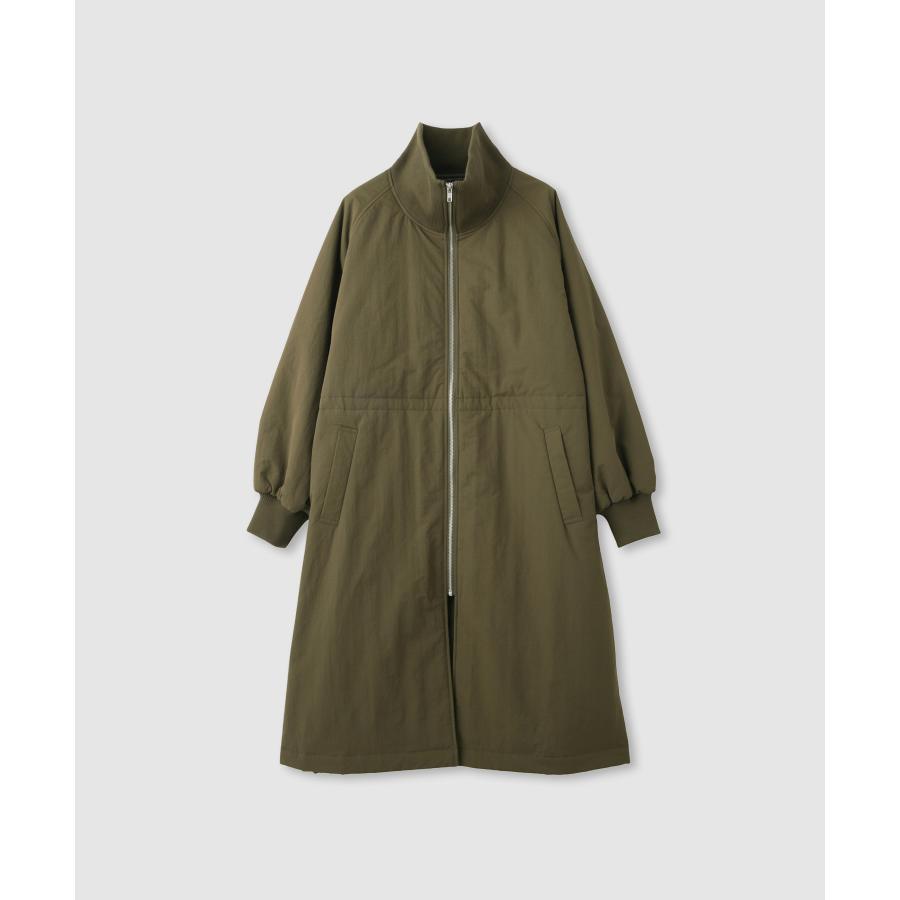 NAVY 中綿コート レディース アウター スタンドカラー ナイロン ロング