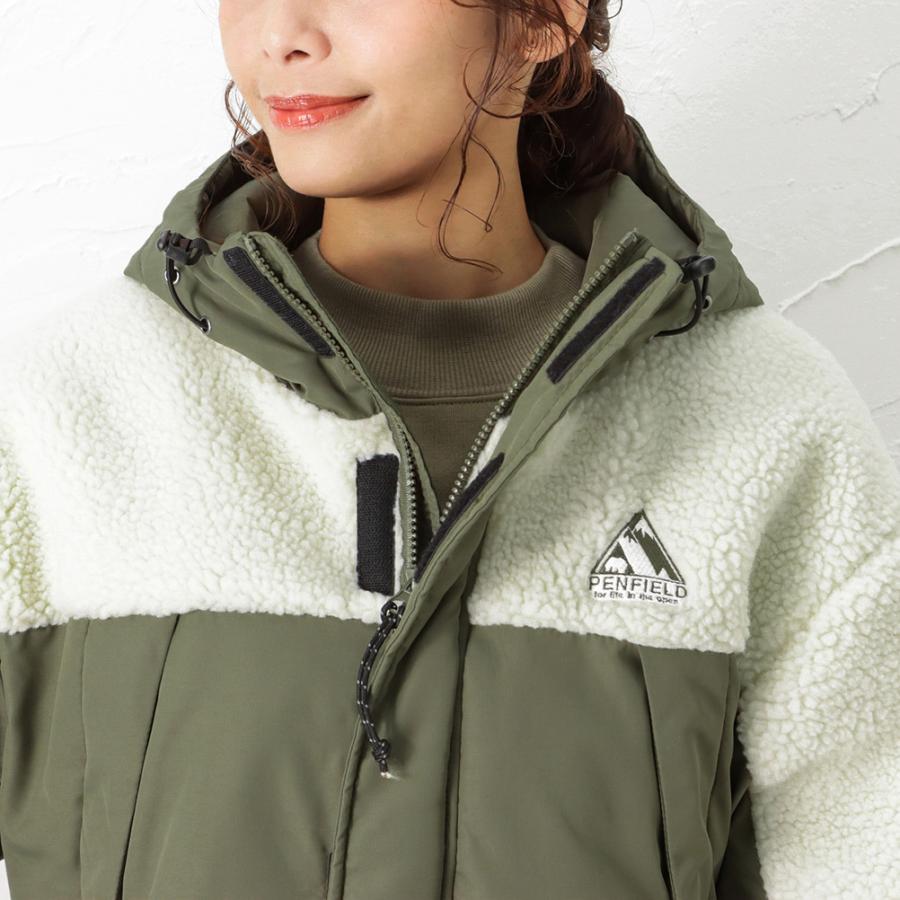 PEN FIELD（ペンフィールド） マウンテンパーカー ボア レディース 撥