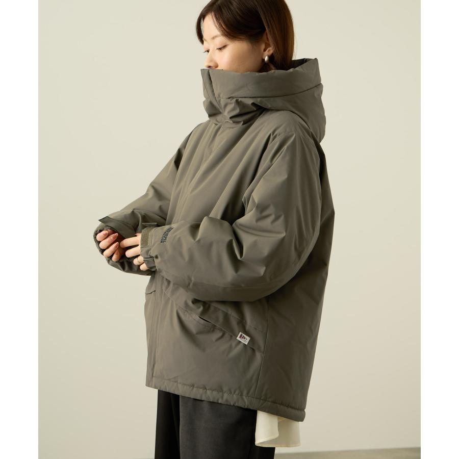 NAVY モンスターパーカー レディース 中綿ブルゾン アウター ハーフ丈