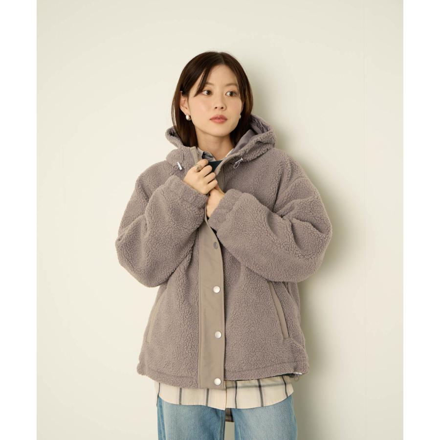 CONVERSE（コンバース） ボアジャケット レディース アウター フード