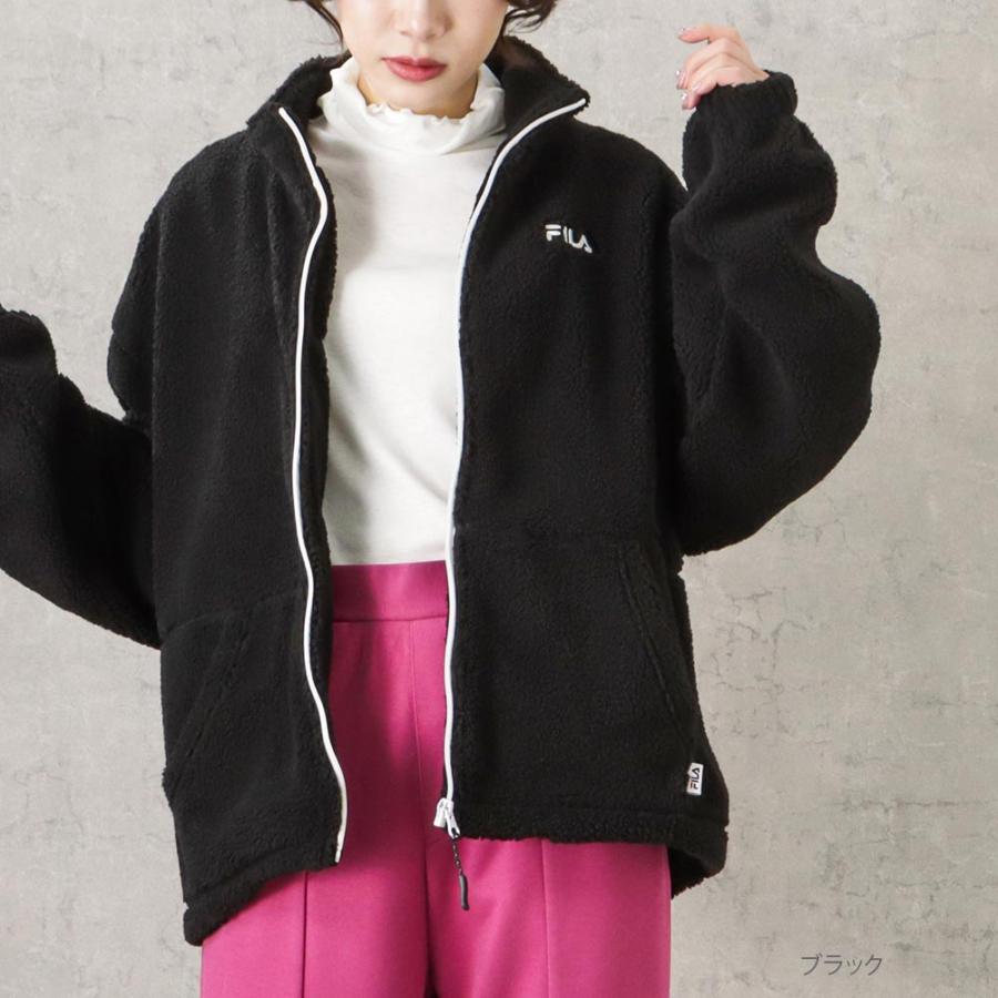 FILA フィラ ボアジャケット レディース ボアフリース 保温 FILA フィラ ボアジャケット レディース ボアフリース 保温