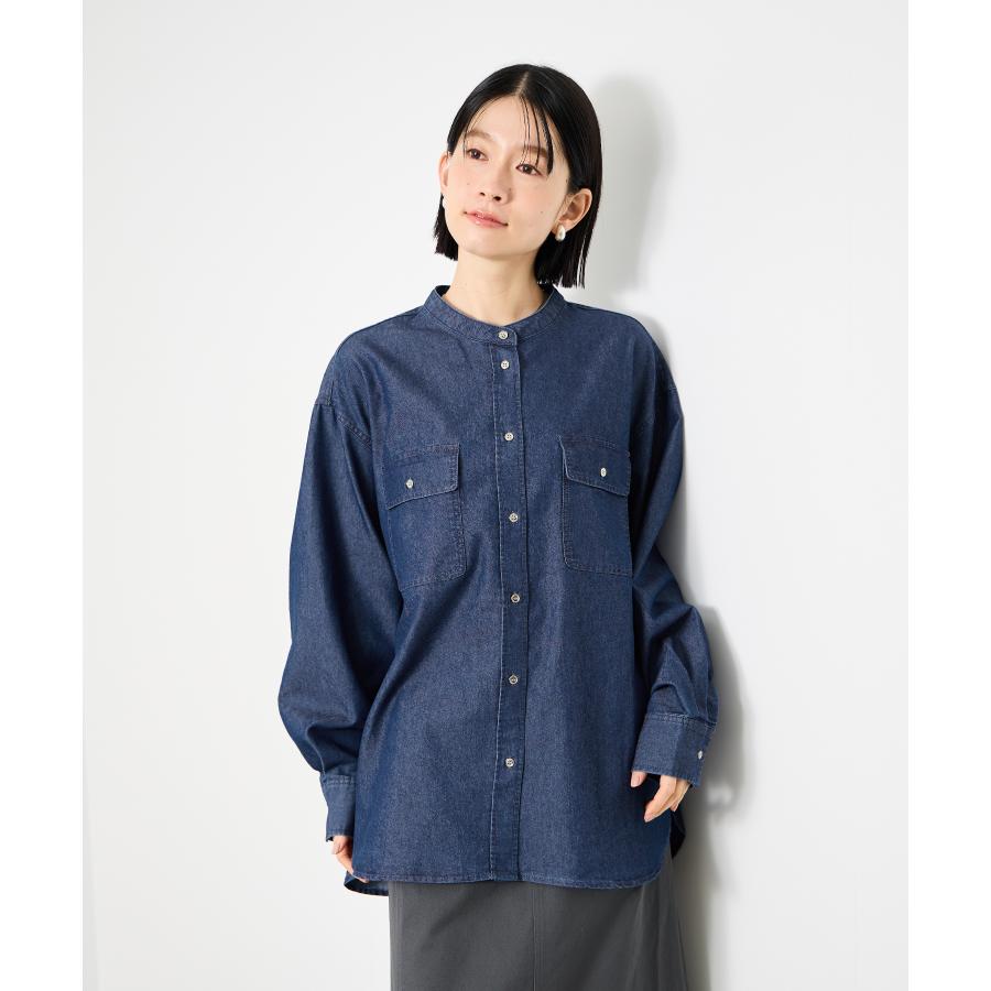 新品！定価23100円 レディースL レザレクションジップシャツ ネイビー 新品！定価23100円 レディースL レザレクションジップシャツ ネイビー