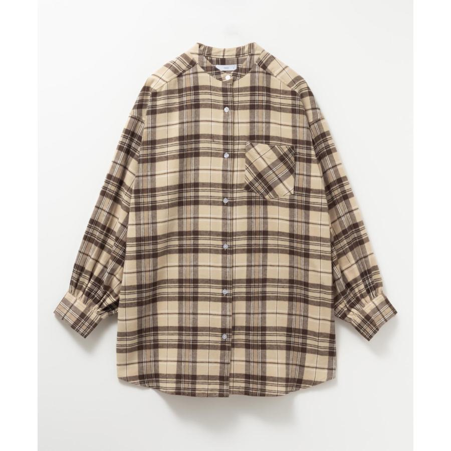 新品タグ付き　定価4.6万　ドッキング　チュニック　チェック　長袖 レディース 千鳥柄 ドッキング チュニック通販 [0102-56203