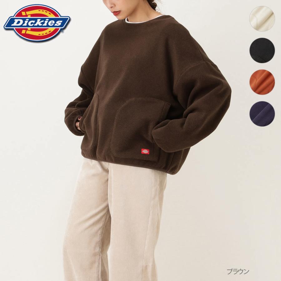 Dickies ディッキーズ フリース 長袖 プルオーバー ポケット レディース ブランドロゴ レーベル Mac House マックハウス 通販 Paypayモール