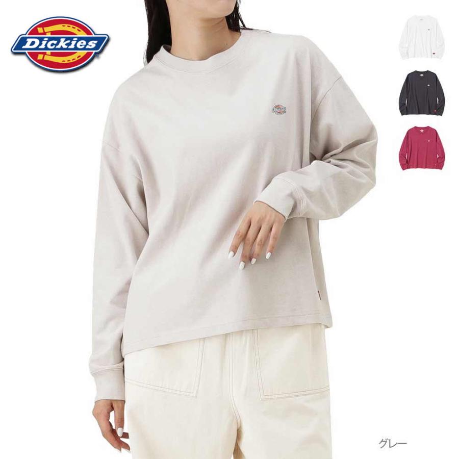 Dickies ディッキーズ Tシャツ 長袖 長袖tシャツ クルーネック レディース ブランドロゴ バックプリント 綿100 Mac House マックハウス 通販 Paypayモール
