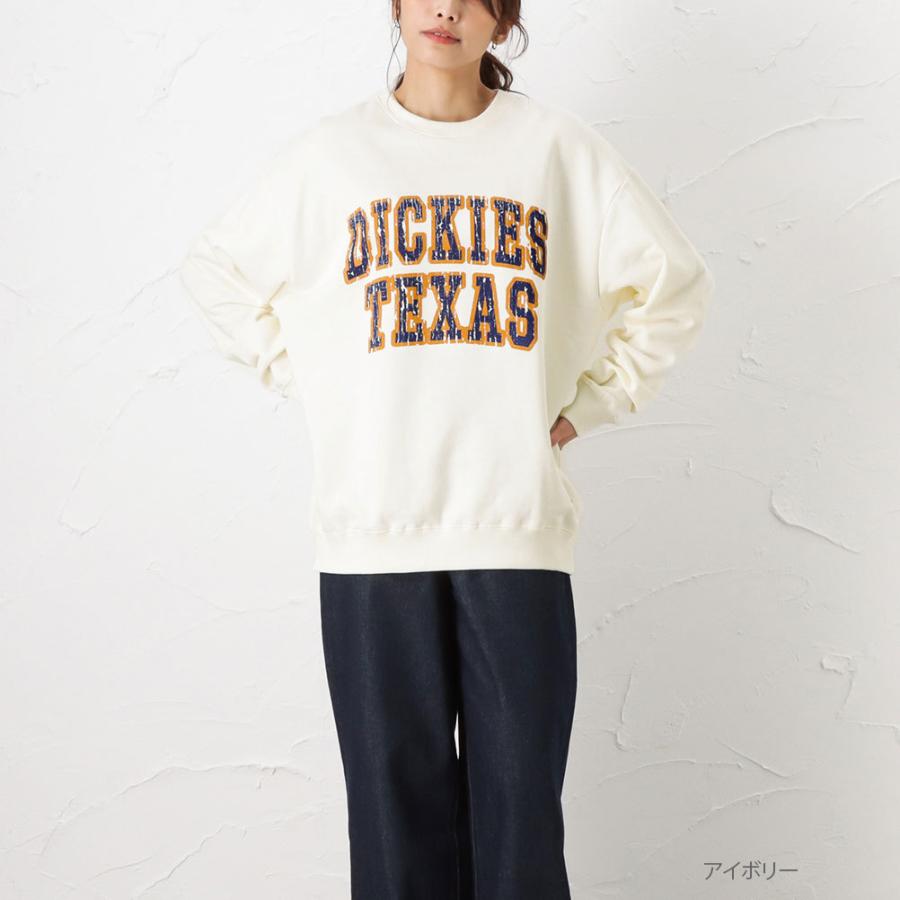 Dickies ディッキーズ トレーナー スウェット レディース 綿100 ロゴ プリント 裏毛 クルーネック トップス Mac House マックハウス 通販 Paypayモール