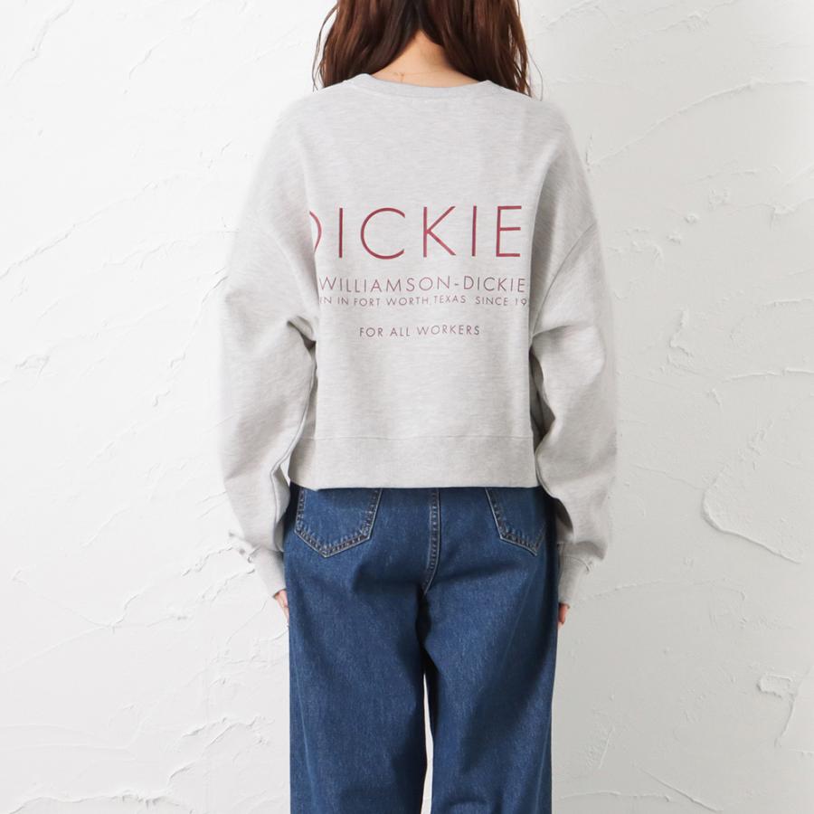 Dickies ディッキーズ トレーナー レディース 綿100 ショート丈 プルオーバー ゆったり ロゴ バックプリント スウェット ブランド 人気 トップス Mac House マックハウス 通販 Paypayモール