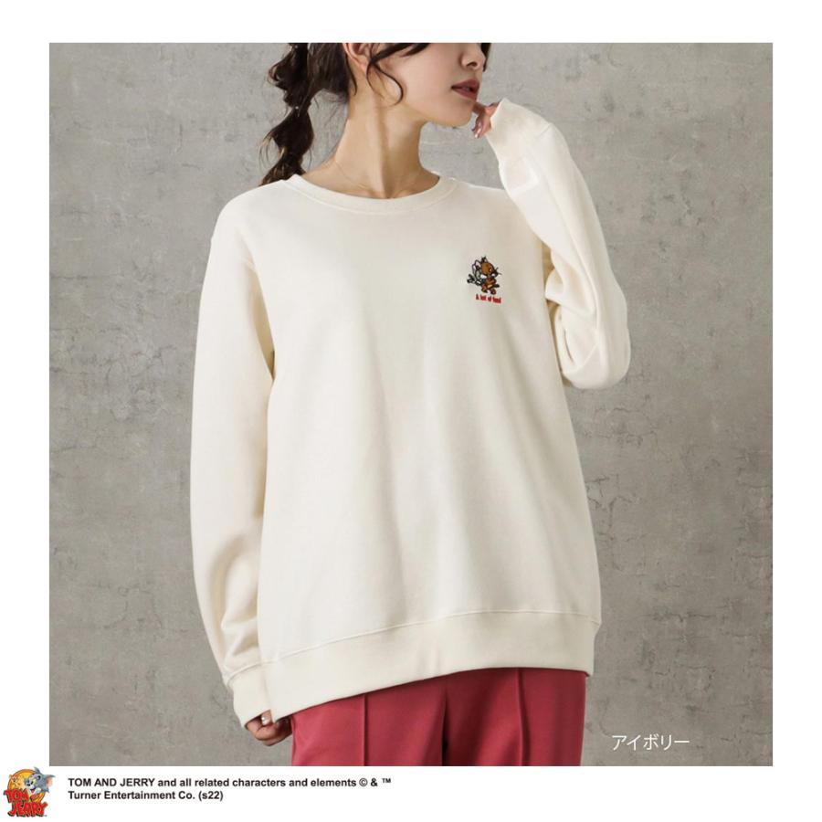 Tom and Jerry トムとジェリー トレーナー スウェット レディース 裏