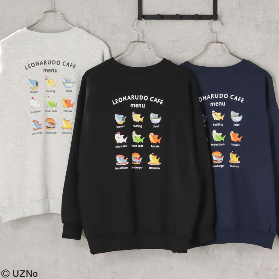 れおなるど トレーナー スウェット レディース 裏起毛 プリント 刺繍