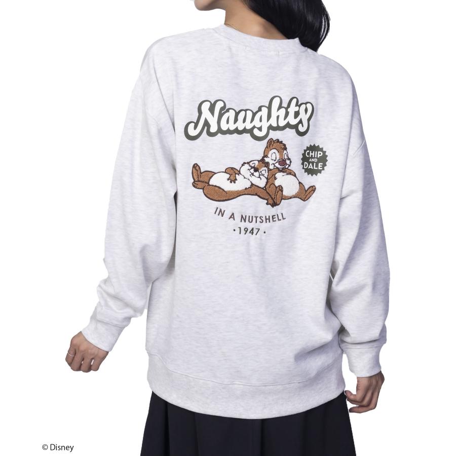 Disney（ディズニー） 裏起毛 トレーナー レディース プルオーバー