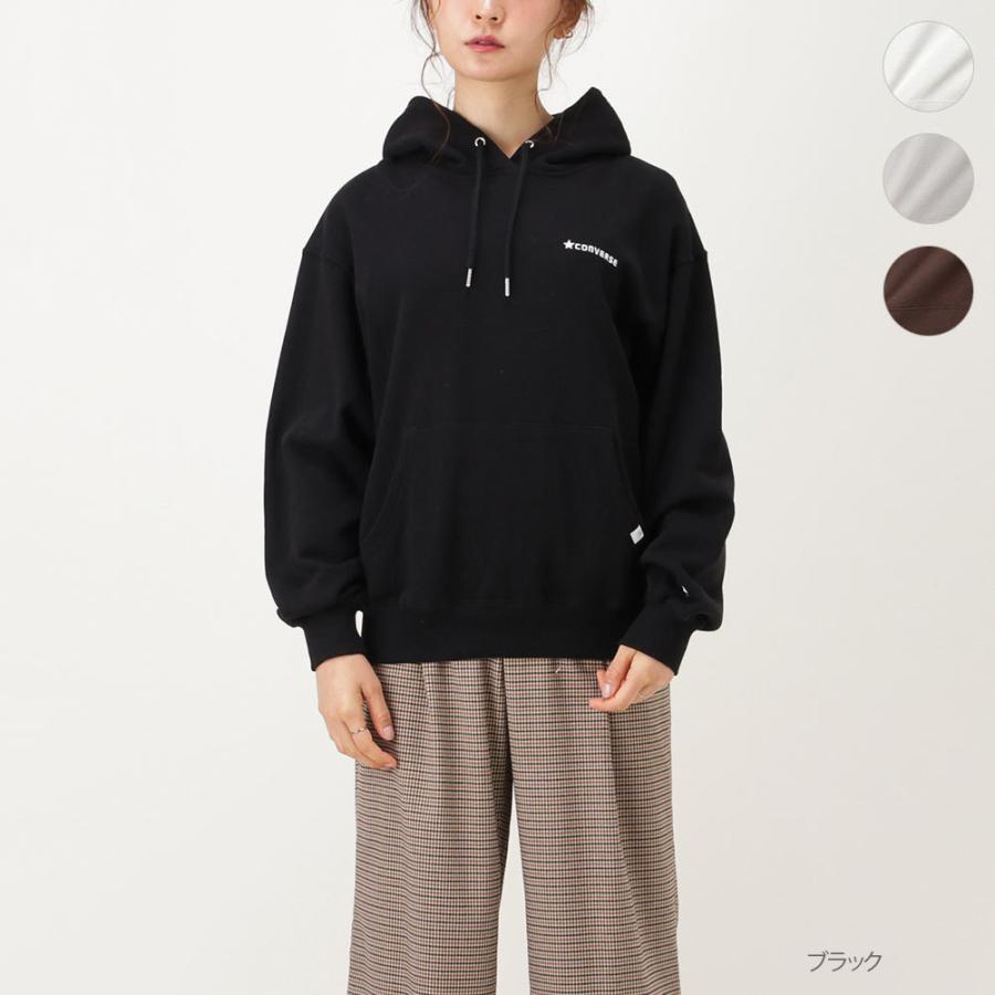 Converse コンバース パーカー 長袖 プルオーバー レディース スウェット ブランドロゴ ポケット 裏パイル Mac House マックハウス 通販 Paypayモール