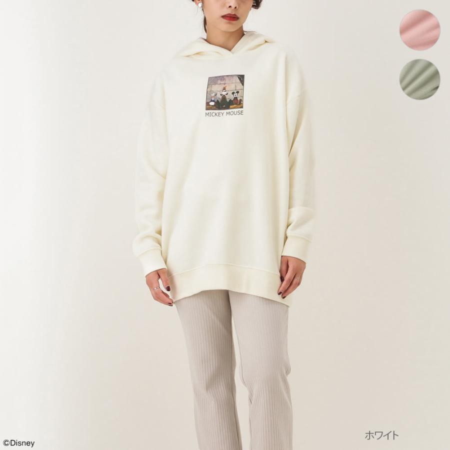 Disney ディズニー パーカー 長袖 トレーナー プルオーバー レディース キャラクター プリント Mac House マックハウス 通販 Paypayモール