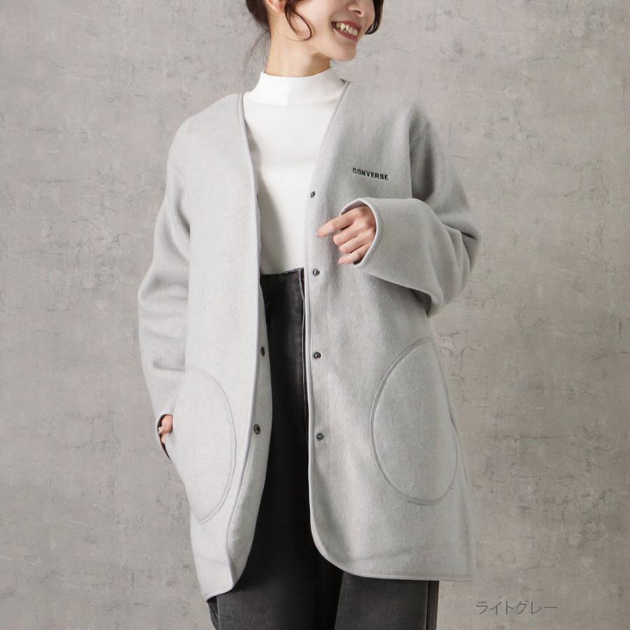 CONVERSE コンバース ノーカラージャケット レディース 軽い