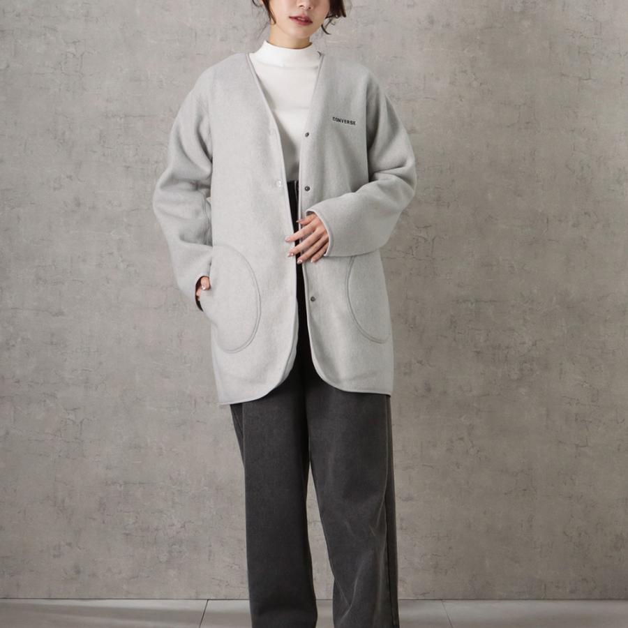 CONVERSE コンバース ノーカラージャケット レディース 軽い