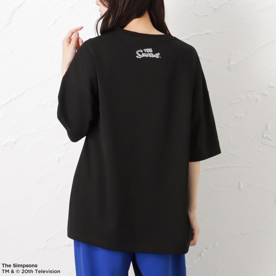 The Simpsons ザ・シンプソンズ 半袖Tシャツ 五分袖Tシャツ レディース