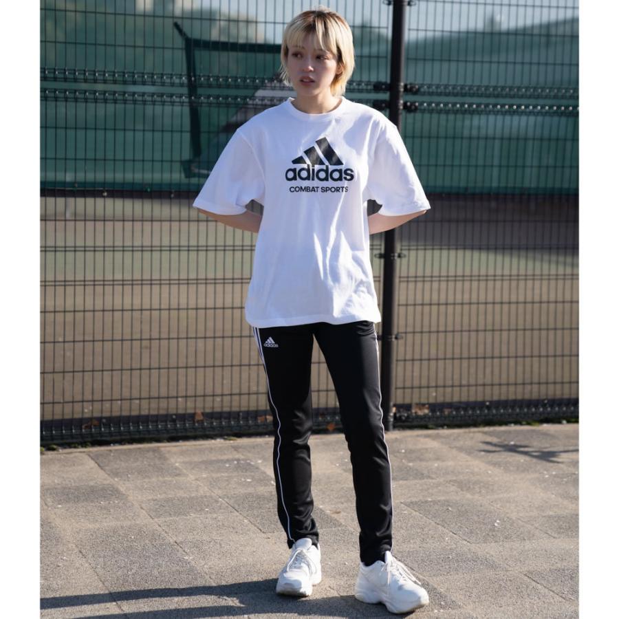 adidas アディダス 半袖Tシャツ レディース ワイドシルエット 丸首