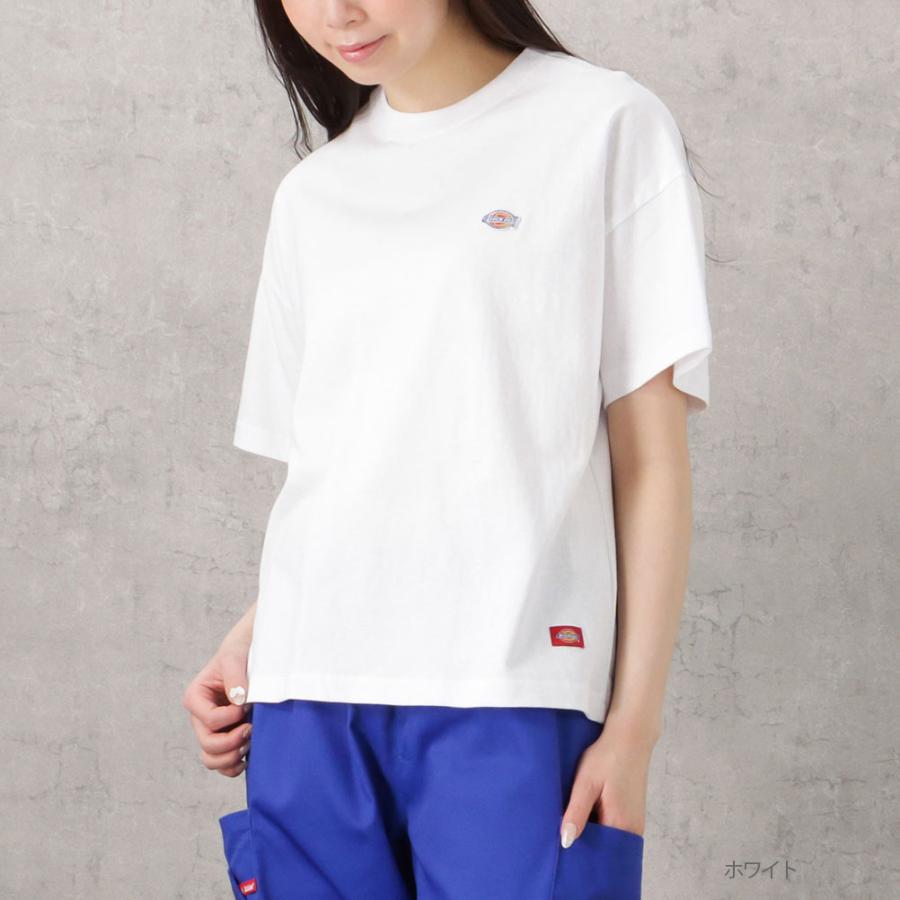 Dickies ディッキーズ Tシャツ 半袖 レディース コットン ブランドロゴ クルーネック トップス ネコポス対応｜machouse｜02