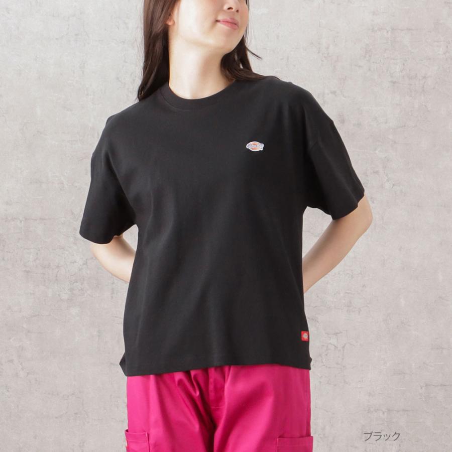 Dickies ディッキーズ Tシャツ 半袖 レディース コットン ブランドロゴ クルーネック トップス ネコポス対応｜machouse｜03