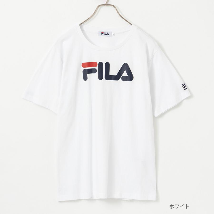 FILA フィラ Tシャツ 半袖 綿100% レディース コットン トップス ネコポス対応｜machouse｜02