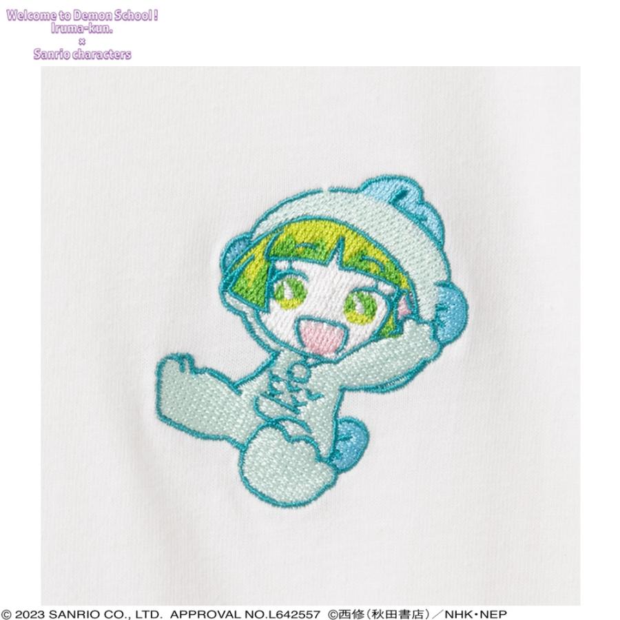 「魔入りました！入間くん」×サンリオキャラクターズ クララ×ハンギョドン ワンポイントTシャツ 【ステッカー付き】｜machouse｜07