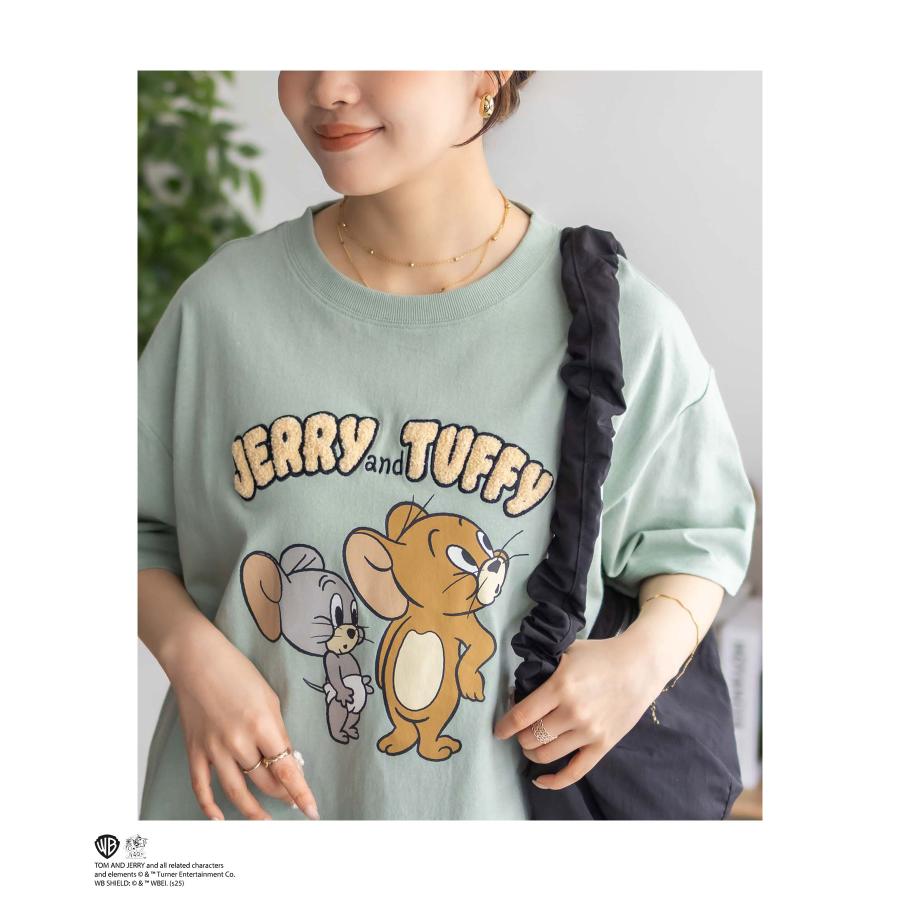 Tom and Jerry トムとジェリー Tシャツ レディース 半袖 綿100