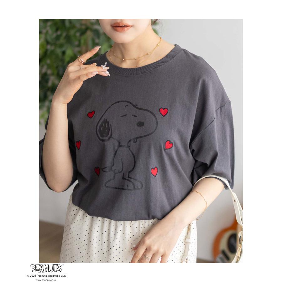 PEANUTS PEANUTS SNOOPY ピーナッツ スヌーピー Tシャツ レディース