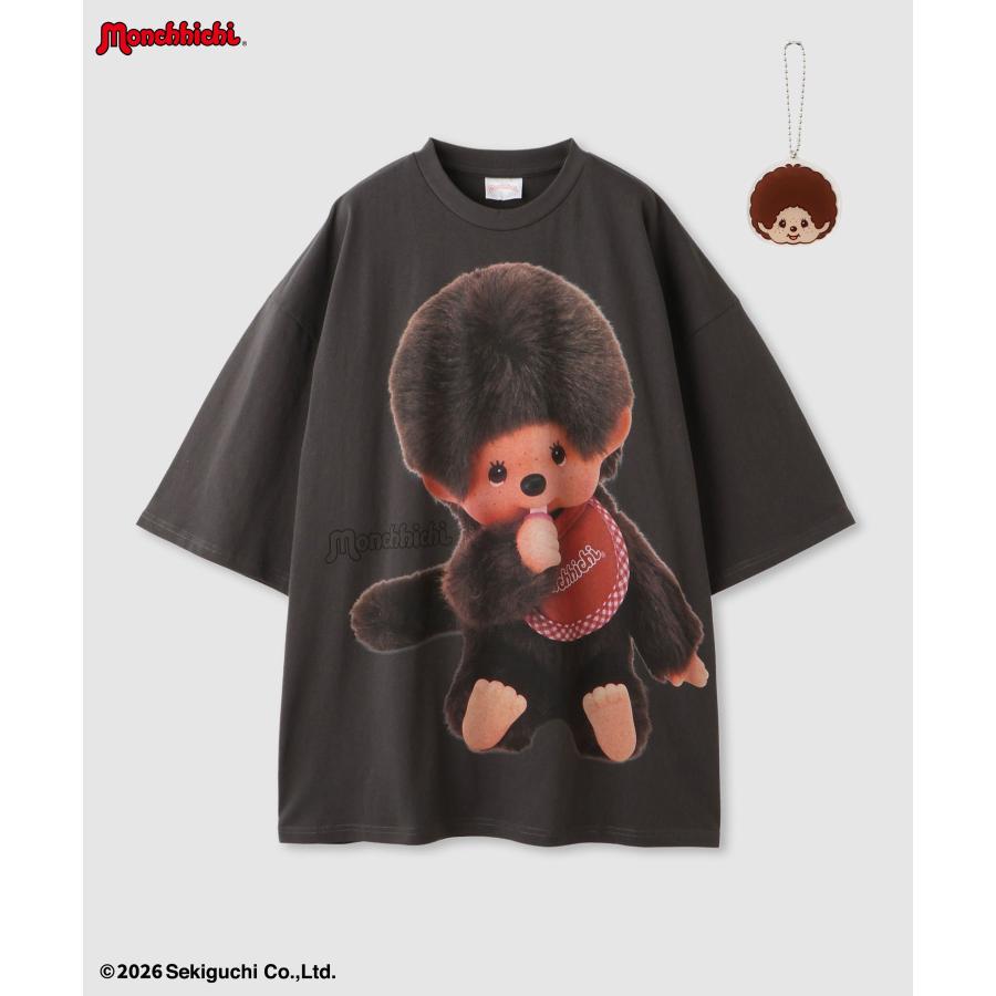 モンチッチ Tシャツ レディース 半袖 キーホルダー付き アクキー