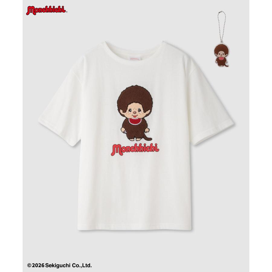 モンチッチ Tシャツ レディース 半袖 キーホルダー付き アクキー