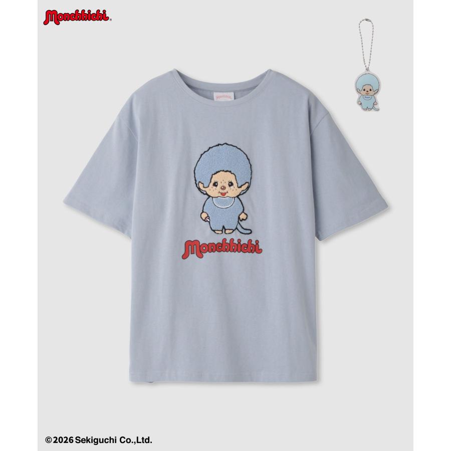 モンチッチ Tシャツ レディース 半袖 キーホルダー付き アクキー