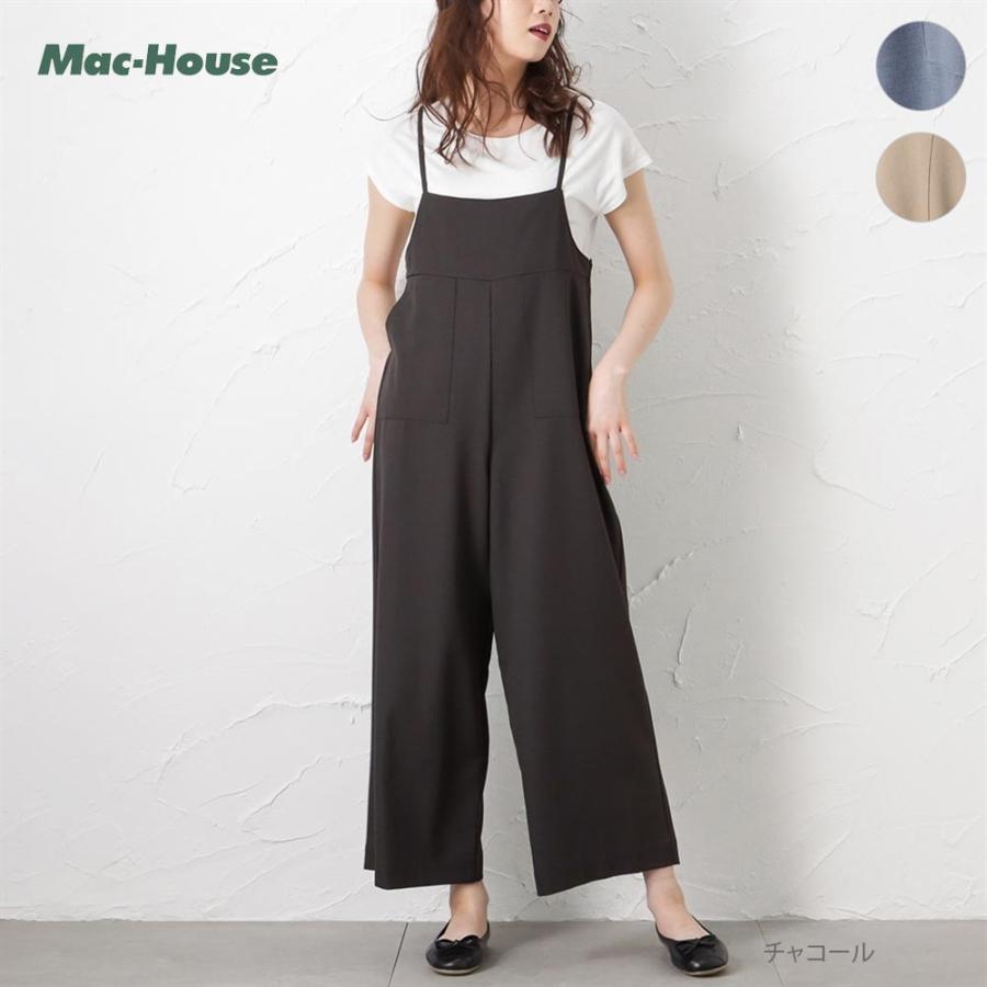NAVY サロペット 半袖Tシャツ 2点セット レディース 無地 ボーダー