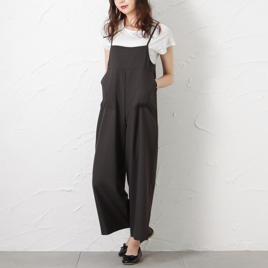 OTO.HA 半袖 サロペット ブラック　未使用品 NAVY サロペット 半袖Tシャツ 2点セット レディース 無地 ボーダー