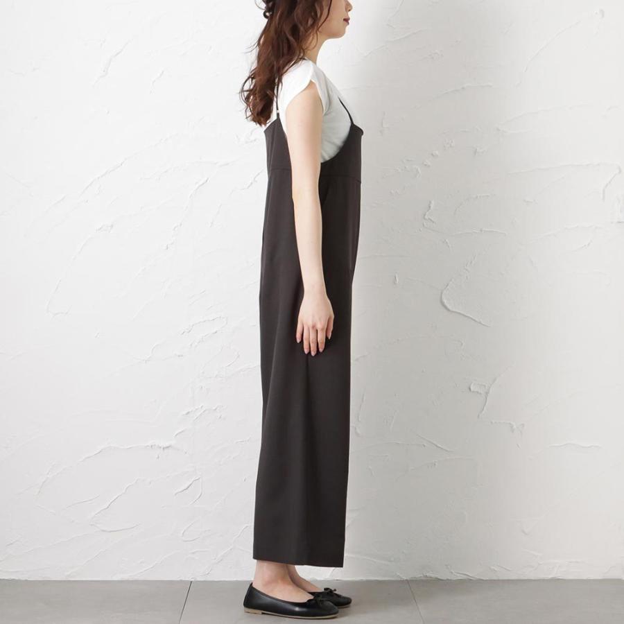NAVY サロペット 半袖Tシャツ 2点セット レディース 無地 ボーダー