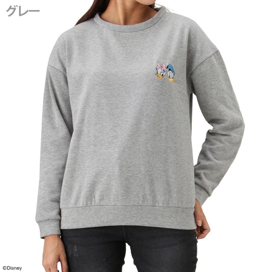 Disney ディズニー ミッキー ミニー ドナルド 刺繍トレーナー 263 レディース Mac House マックハウス 通販 Paypayモール