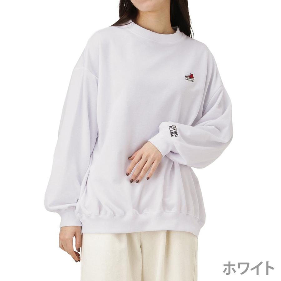 Converse コンバース トレーナー 長袖 スウェット クルーネック レディース プルオーバー ブランドロゴ 大きいサイズ Mac House マックハウス 通販 Paypayモール