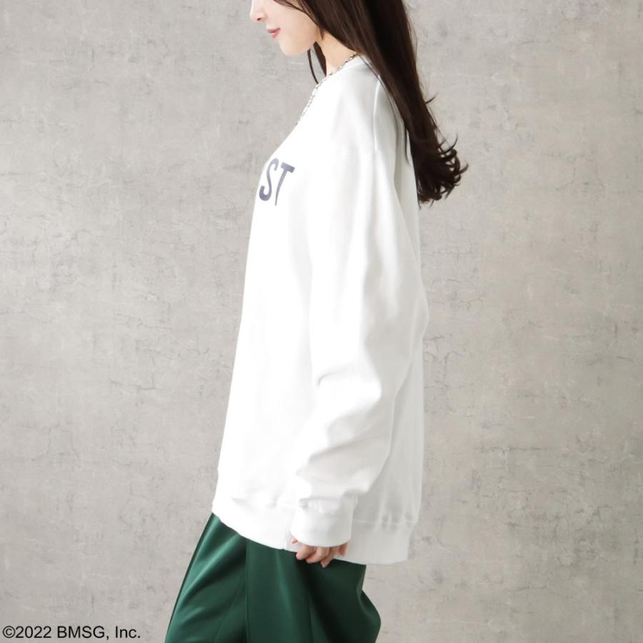 新品未着用　FILA BE:FIRST コラボトレーナー　Lサイズ　白 FILA（フィラ） FILA×BE:FIRST ビーファースト トレーナー レディース
