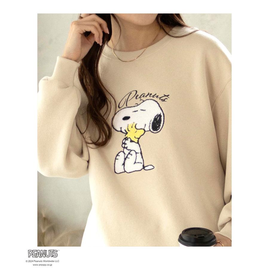 PEANUTS PEANUTS SNOOPY ピーナッツ スヌーピー 裏起毛 トレーナー