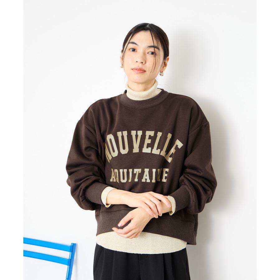 まゆまゆCOOTHEBIGSMOKE ブラウン トレーナー Idnes イドネス 裏起毛 トレーナー レディース スウェット あったか