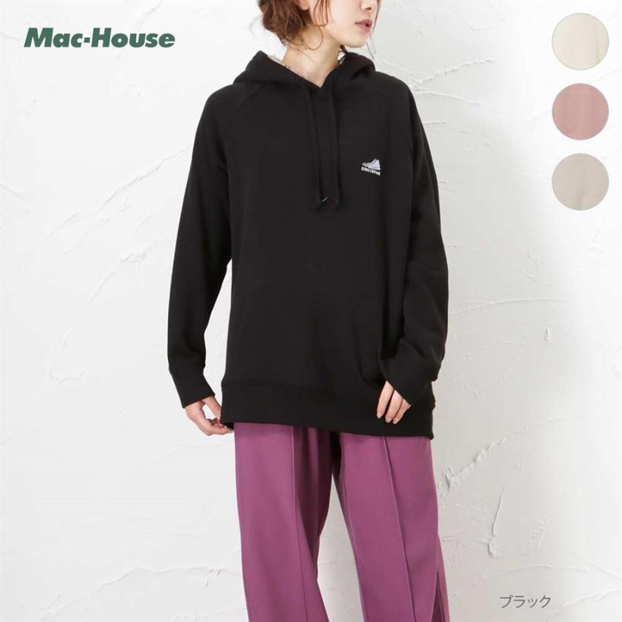 Converse コンバース パーカー スウェット レディース 長袖 裏ボア ワンポイント 刺繍 プルパーカー トップス Mac House マックハウス 通販 Paypayモール