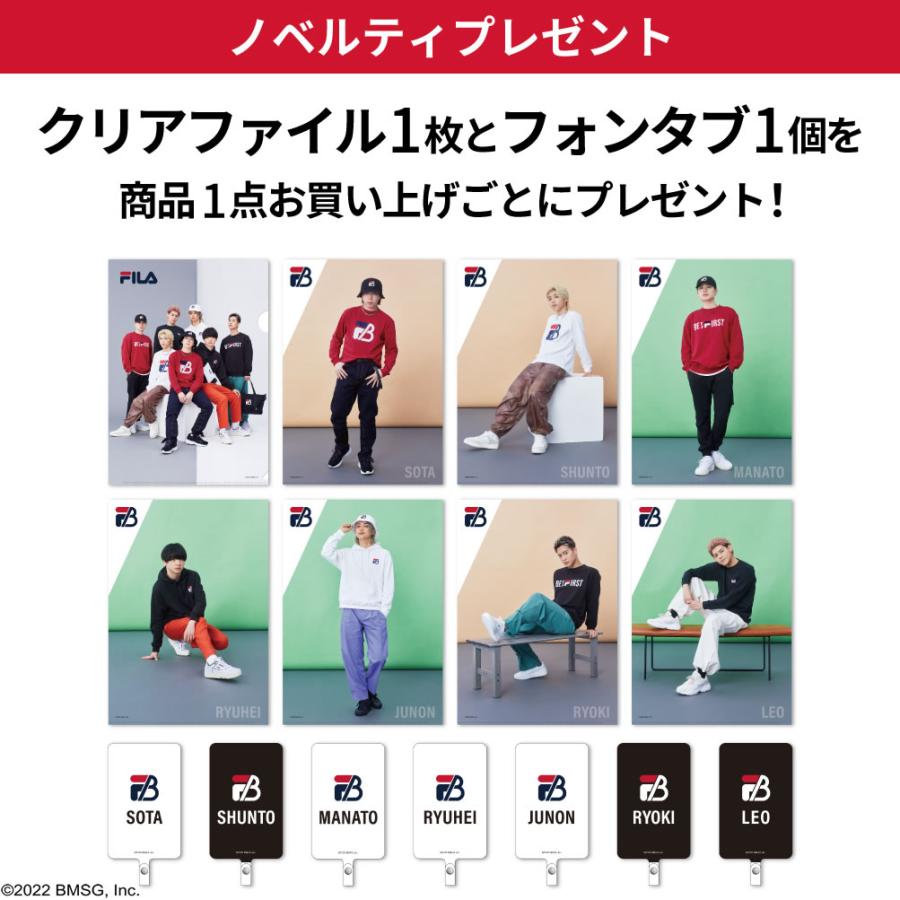 FILA×BE:FIRST フィラ ビーファースト パーカー レディース 【クリアファイル1枚とフォンタブ1個をプレゼント】｜machouse｜17