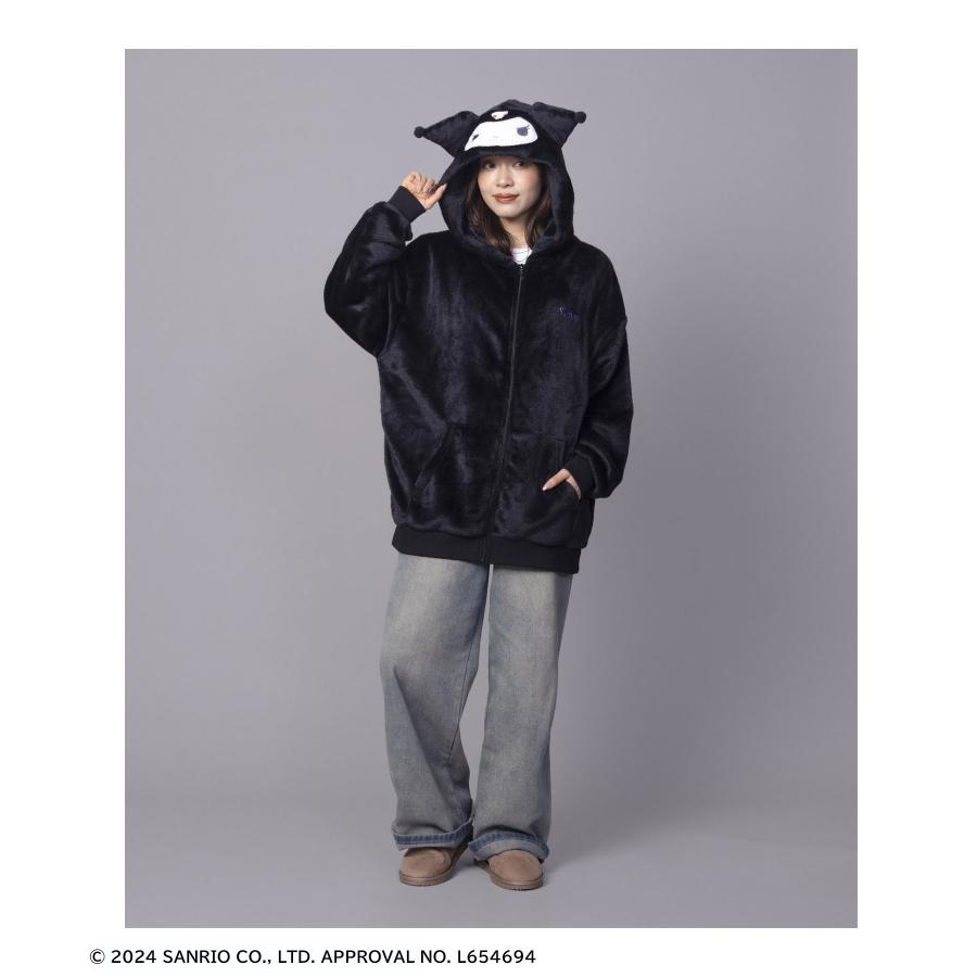 sanrio サンリオキャラクターズ クロミ パーカー レディース sanrio サンリオキャラクターズ クロミ パーカー レディース