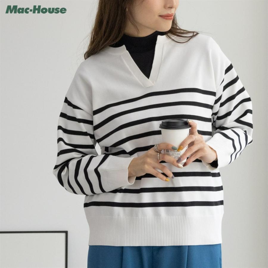 NAVY（ファッション） ニット セーター レディース ウォッシャブル V字 