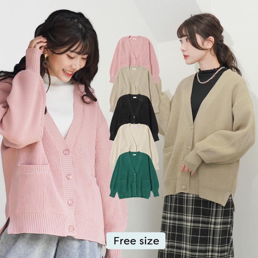 NAVY（ファッション） カーディガン レディース ニット Vネック